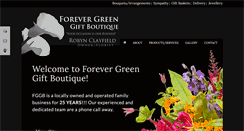 Desktop Screenshot of forevergreengiftboutique.com